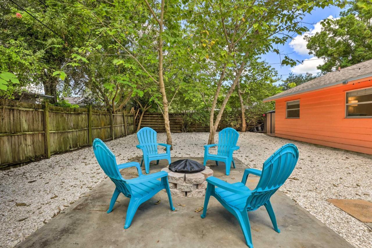 Boho-Chic Sarasota Hideaway Yard And Fire Pit!别墅 外观 照片